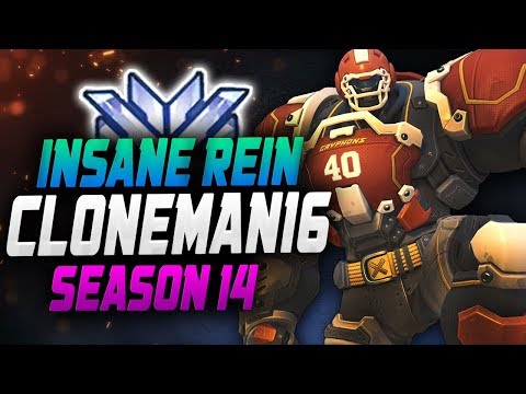When Winston doesn't work, SWITCH to Rein! [ OVERWATCH SEASON 14 TOP 500 ]