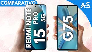 Redmi Note 15 Pro 5G vs Moto G75 - Comparativo