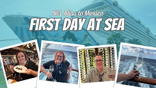 First Day at Sea on Norwegian Bliss 🚢 Wine, Food & Ship Highlights