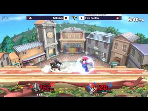 Tap Jump 14 SSBU Winners Finals - MikeAG (Wolf) vs Fizz Kahlifa (Mario / Bowser)