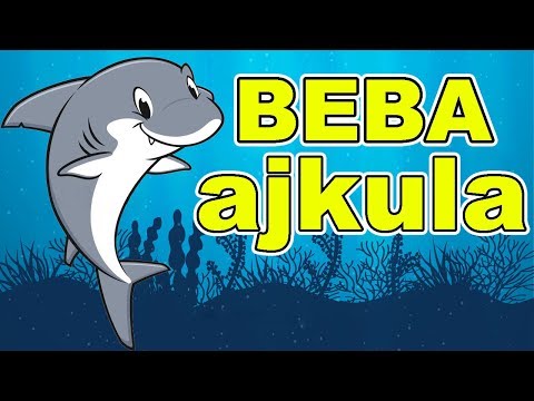 Beba ajkula - HIT pesmica za decu | Dečija pesmica | Pesma za decu o životinjama | Baby shark song