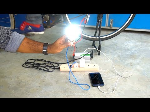 Bicycle Generator - Exercise and Generate Electricity