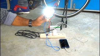 Bicycle Generator - Exercise and Generate Electricity