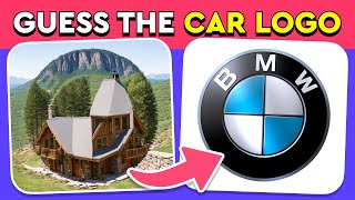 Guess by ILLUSION - Car Logo Challenge 🚘🔍 | Easy, Medium, Hard - 40 Levels