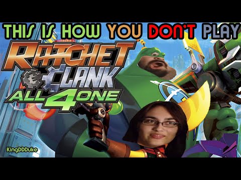 This is How You DON'T Play Ratchet & Clank All 4 One Co-op with Panda Lee - 750 Subs 4 KingDDDuke 37