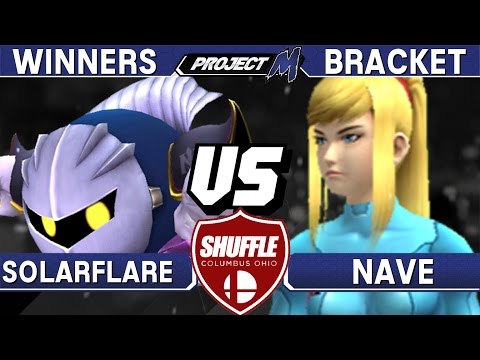 Project M - Solarflare (Meta Knight) vs Nave (Zero Suit Samus) - Shuffle BOTM Winners