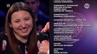 Końcówka ostatnich Milionerów w TVN - 31.07.2025