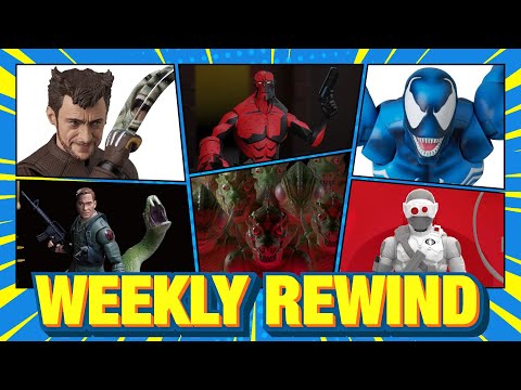 Weekly Rewind! Ep103: MAFEX Marvel and DC GI Joe Hellboy Cryptoids Agents of Omega More News!