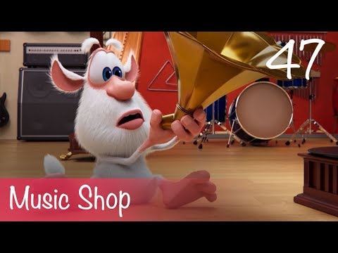 Booba in a Music Store
