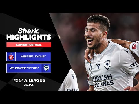 Western Sydney v Melbourne Victory - Shark Highlights | Isuzu UTE A-League 2024-25 | Elim Final