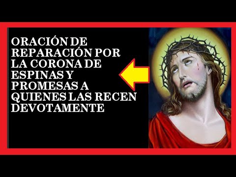 ORACIONES DE REPARACIÓN A JESÚS AGONIZANTE POR LA CORONA DE ESPINAS 🙏🙏🙏❤🧔🎚🩸