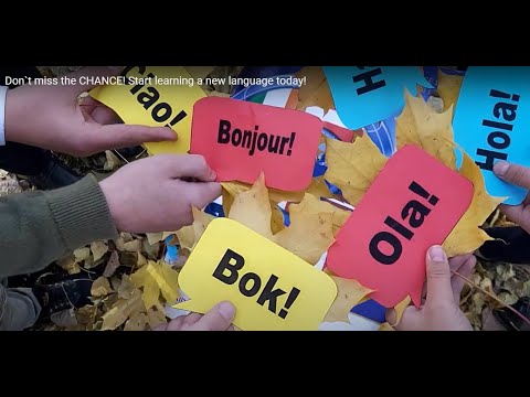 Don`t miss the CHANCE! Start learning a new language today!