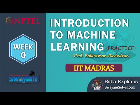 NPTEL Machine Learning Assignment 0 Answers 2026 | Probability & Linear Algebra Practice