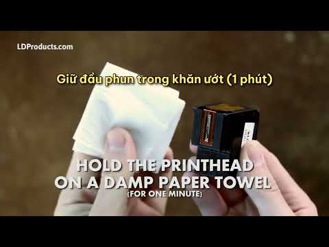 Hướng dẫn vệ sinh đầu phun cho lỗi hiển thị và lỗi chất lượng in kém