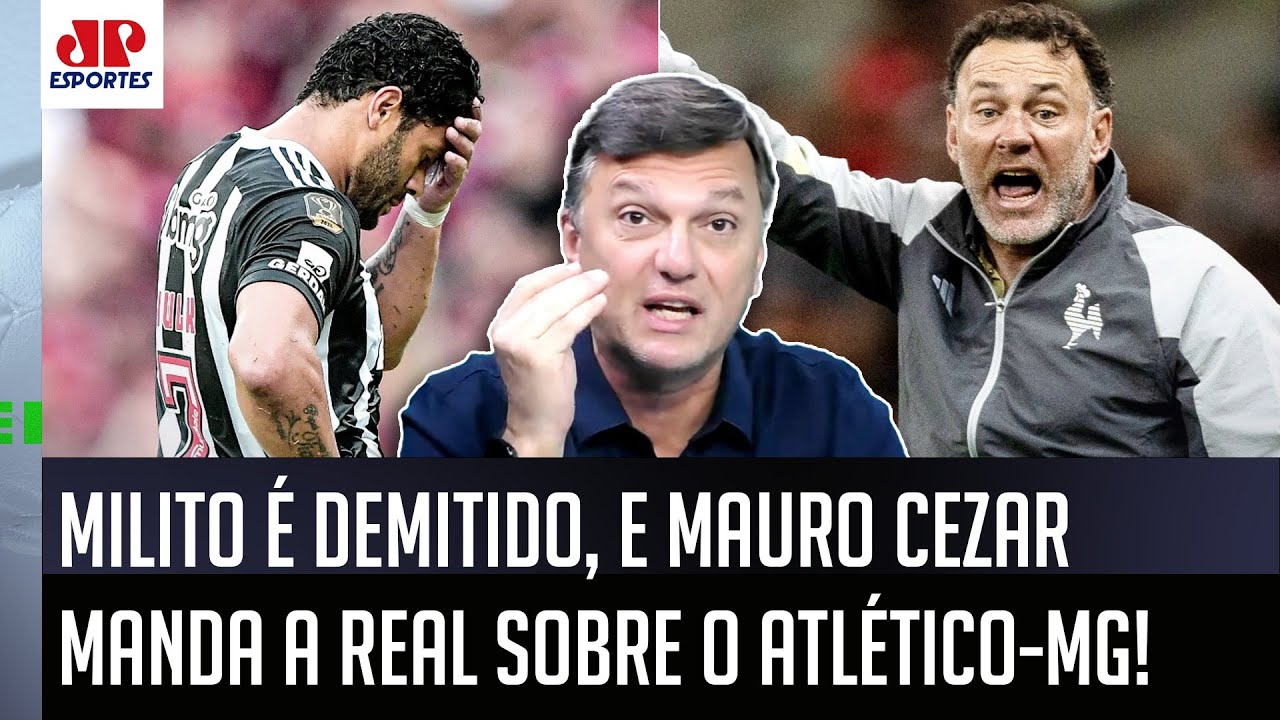 "O Atlético-MG PODE SER REBAIXADO, gente! O trabalho do Milito foi..." Mauro Cezar MANDA A REAL!