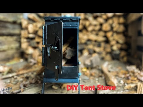 Ammo Can Tent Wood Stove:DIY Hot Tent