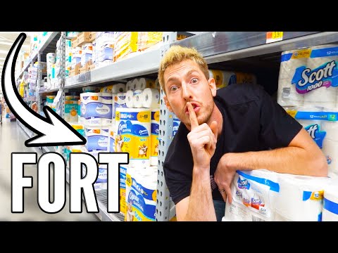 WALMART TOILET PAPER FORT! *Fort Friday*