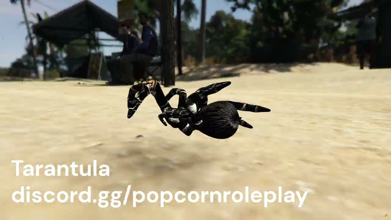 Tarantula (accurate size) - Addon Animal Ped thumbnail 2