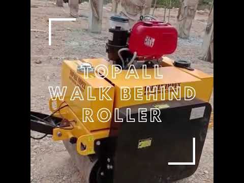 Double Drum Walk Behind Roller