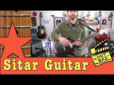 Sitar Guitar with D’Addario Flat Wound Guitar Strings