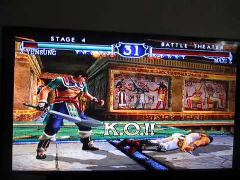 Soul Calibur II(Gamecube)-Yunsung vs Maxi II