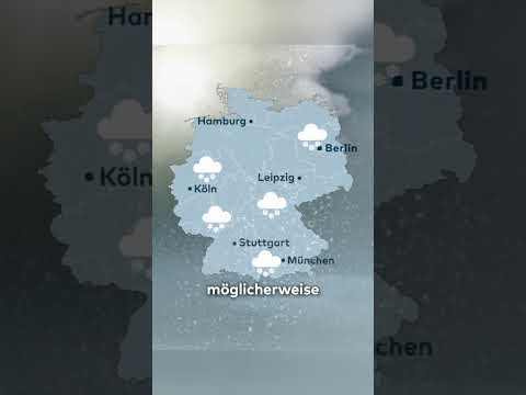 WINTEREINBRUCH IN DEUTSCHLAND: Schnee und Eis bringen Glück und Gefahren | #welt #shorts