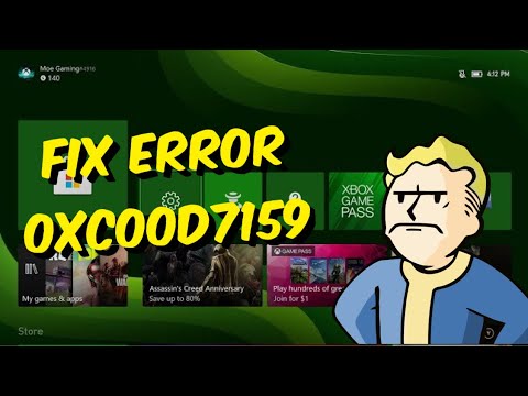How To Fix Xbox One / Series X/S Error Code 0xc00d7159