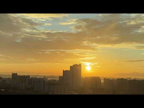 sunrise timelapse in May 2026