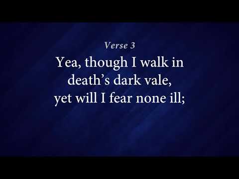 013 The Lord's My Shepherd Crimond