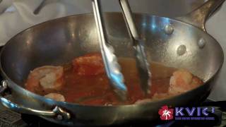 preview picture of video 'Scampi Flambe Trastevere Demo - Café Portofino in Lihue - KVIC-TV, myKauai.com [Chef Demo]'