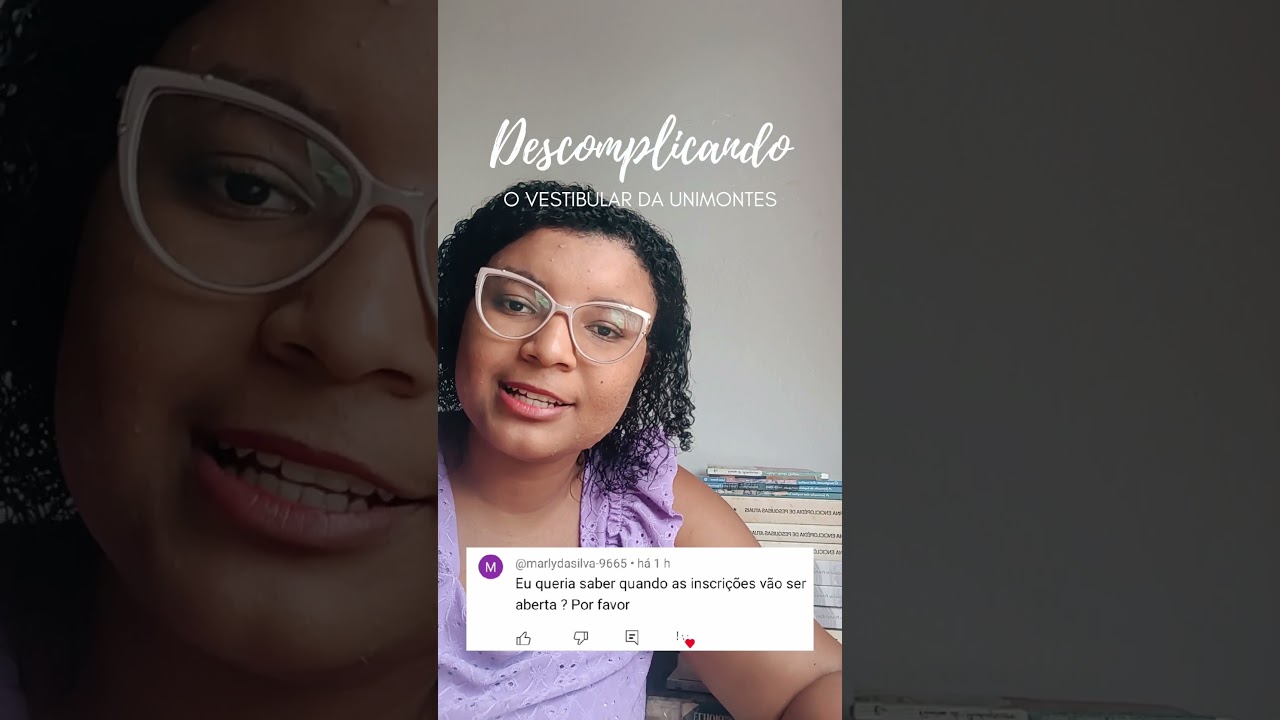 Descomplicado o vestibular da Unimontes- data da inscrição