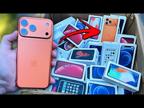 FOUND WORKING IPHONE 17 PRO MAX!! APPLE STORE DUMPSTER DIVING!! COSMIC ORANGE IPHONE 17 PRO MAX