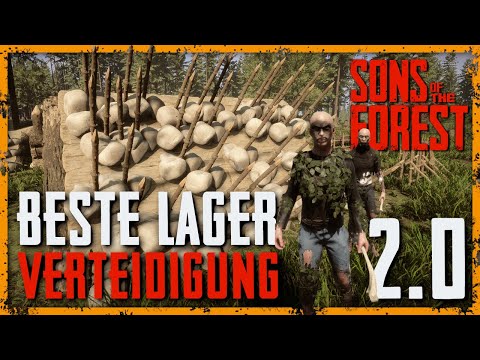 Beste Lager Verteidigung 2.0 - Defensiv-Wall optimiert - Sons of The Forest / SOFT