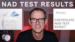 1st NAD Test Results (9 Months Taking NMN)