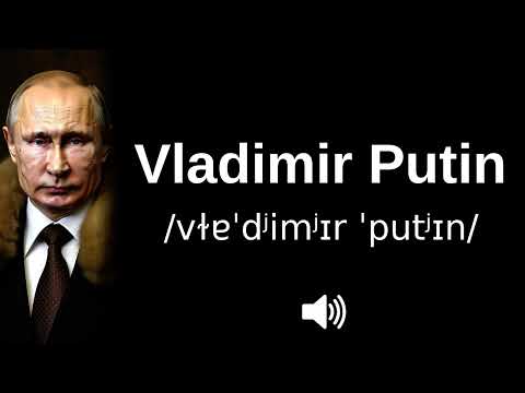🇷🇺 How to pronounce Vladimir Putin (CORRECTLY!)