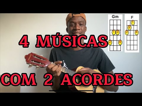 4 Músicas Fáceis Simplificadas com 2 Acordes - Aula de cavaquinho