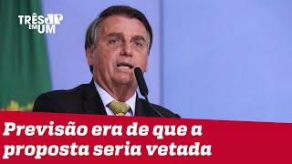 Bolsonaro justifica mudança de postura sobre fundão eleitoral