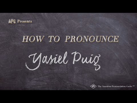 How to Pronounce Yasiel Puig (Real Life Examples!)