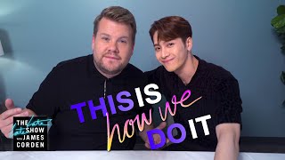 Jackson Wang &amp; James Corden Trade Food, Language &amp; Sport