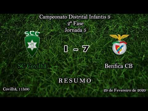 SCC vs Benfica CB - Infantis 9 - 29 Fevereiro 2020