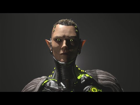 Game Character creation timelapse Part 1 Concept Art