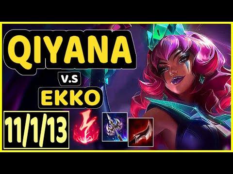PERKZ (QIYANA) vs EKKO - 11/1/13 KDA MID GAMEPLAY - EUW Ranked MASTER