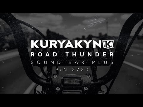Kuryakyn Road Thunder Sound Bar Plus by MTX Features