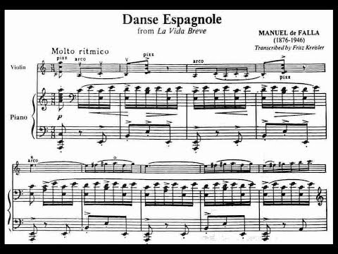 Falla / F Kreisler / Oscar Shumsky, 1970s: Danse Espagnole from "La vida breve"