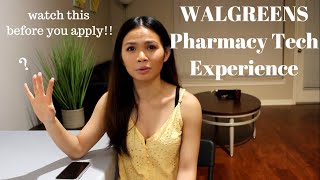 my experience as a pharmacy technician at walgreens pharmacy | JUlie Trang Truong