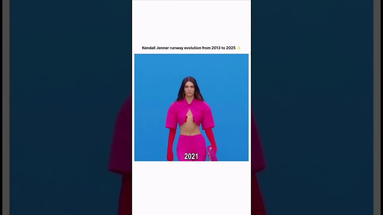 Kendall Jenner Runway evolution 2013 to 2025 #fashion #runway