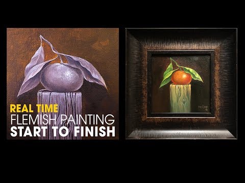 The Oil Painting Techniques tutorial series - Flemish - Old master inspired