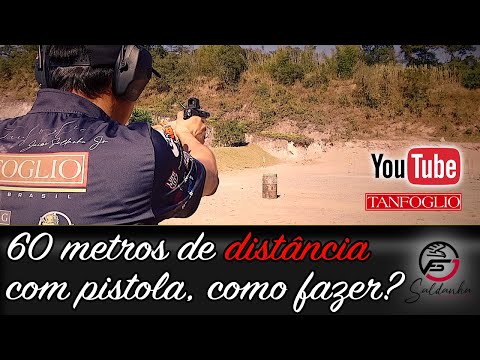 60 meters away with a pistol, how to do it? Jaime Saldanha Jr. explains.