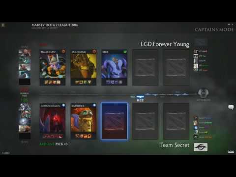 Secret vs LGD.FY - MarsTV 2016 Autumn - BO3 - g2 - Team Secret vs LGD.Forever Young @ Playoff