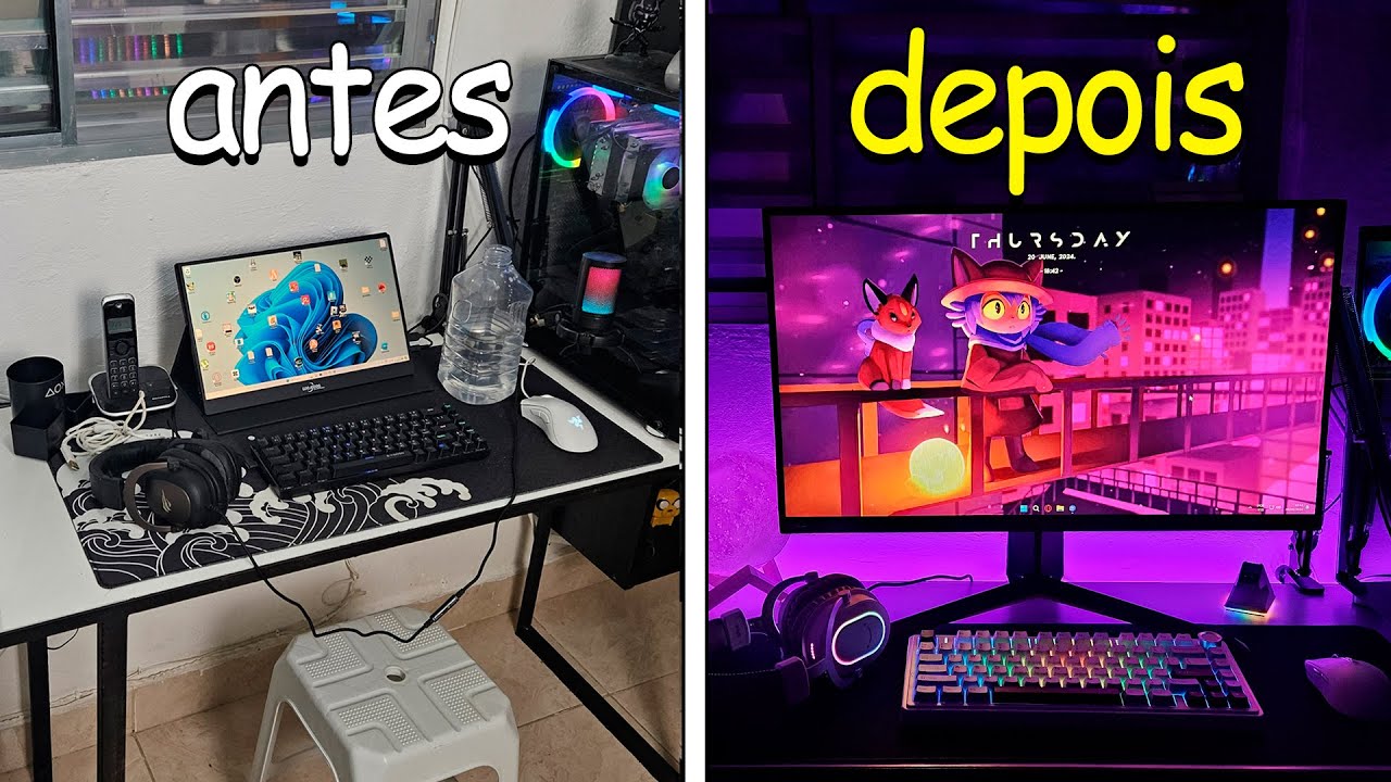 REFORMEI o setup gamer do meu irmão! (R$?)